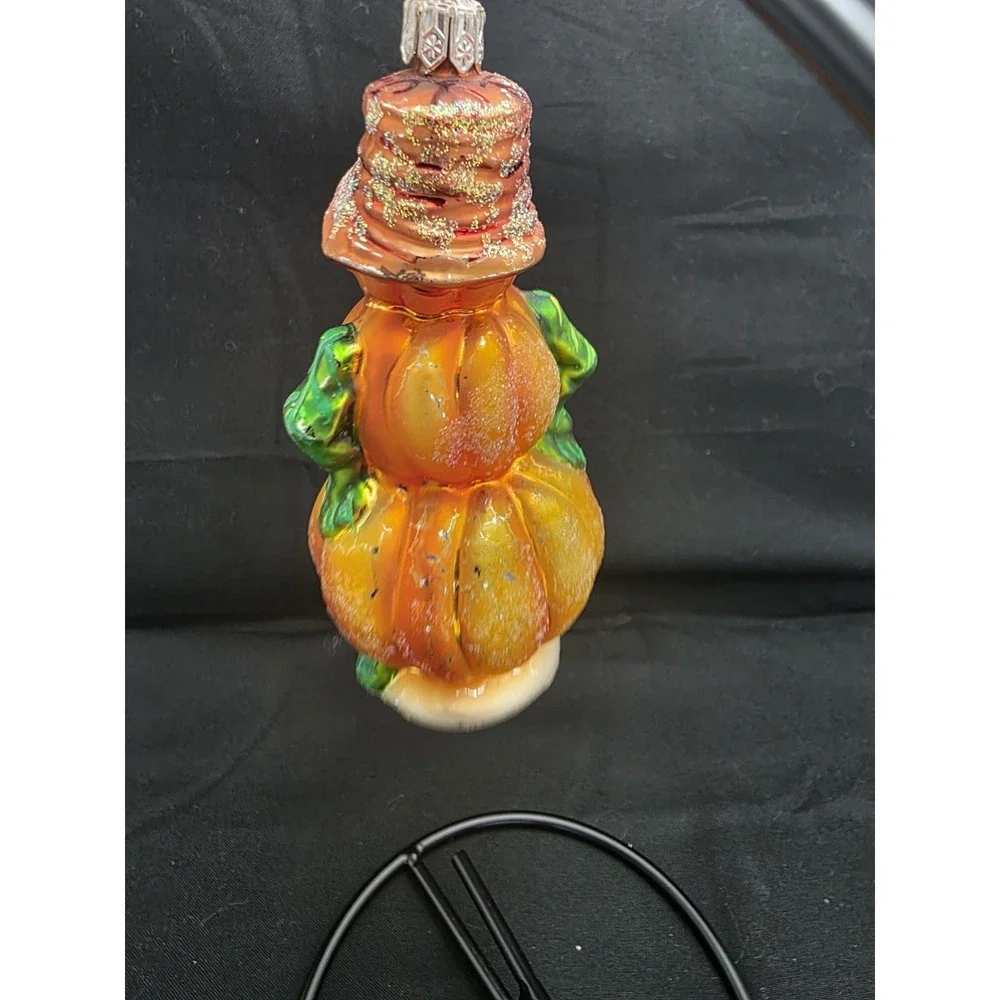 VTG 1999 Christopher Radko Leader of the Patch Jr Pumpkin Halloween Ornament